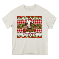 Cream Moooey christmas Heavy Core Tee - Artiststas