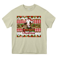 Mossy Moooey christmas Heavy Core Tee - Artiststas