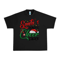 Black santa s favorite cheer leader Urban Heavy Tee - MaliasSmallBusiness