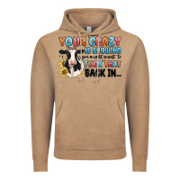 Vintage Coffee your crazy is showing you might want to tuck that Vintage Hoodie - MaliasSmallBusiness