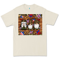 Camouflage Gnomes American Flag Star Leopard Premium Tee | Teevron