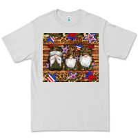 Dove Grey camouflage gnomes american flag star leopard Premium Tee - Artiststas