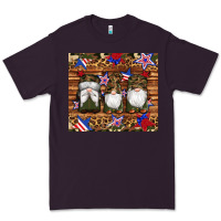 Plum camouflage gnomes american flag star leopard Premium Tee - Artiststas