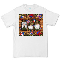White camouflage gnomes american flag star leopard Premium Tee - Artiststas