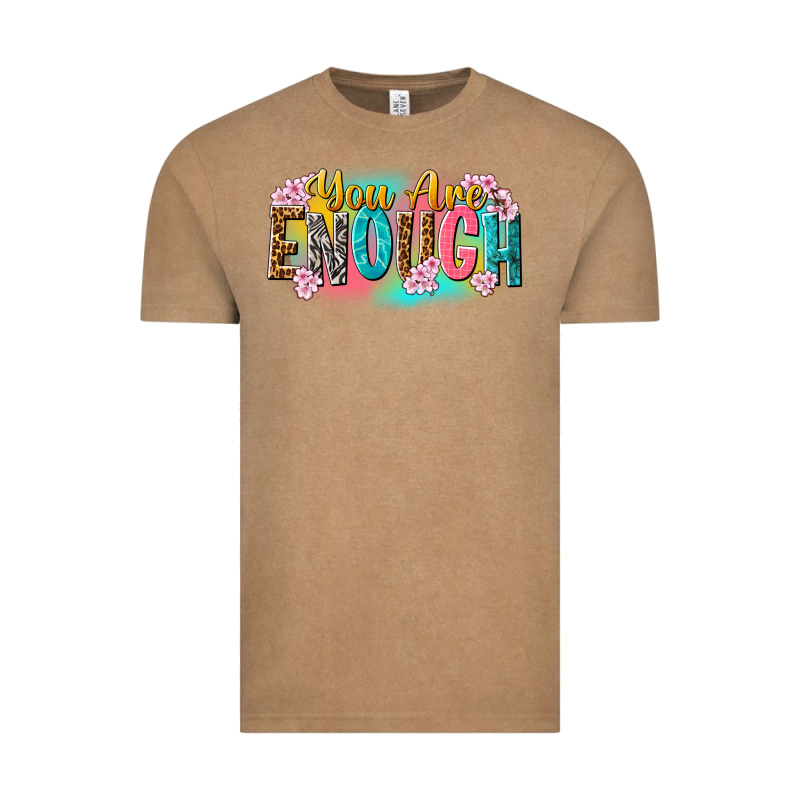 You Are Enough Vintage Tee by NancyCooperArtShop | Teevron