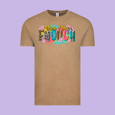 You Are Enough Vintage Tee Designed By Nancycooperartshop