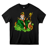 Black st patricks and horseshoes with shamrocks Heavy Core Tee - AdoDesignShop