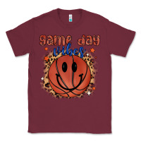 Burgundy game day vibes Classic Tee - MaliasSmallBusiness