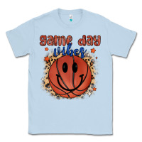 Dusty Blue game day vibes Classic Tee - MaliasSmallBusiness