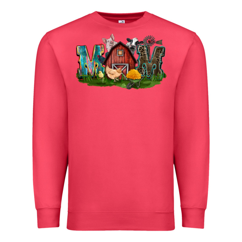 Barn Mom Mother's Day Premium Sweatshirt by CowGirlArtShop | Teevron