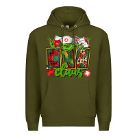 Army Green cna  certified nursing assistant claus Premium Hoodie - CowGirlArtShop