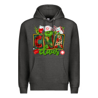 Charcoal Heather cna  certified nursing assistant claus Premium Hoodie - CowGirlArtShop