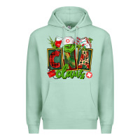 Seafoam cna  certified nursing assistant claus Premium Hoodie - CowGirlArtShop