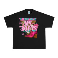 Black if i cant wear my boots i aint going Urban Heavy Tee - NancyCooperArtShop