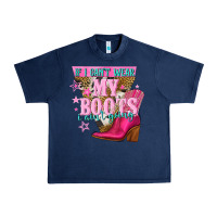 Navy if i cant wear my boots i aint going Urban Heavy Tee - NancyCooperArtShop