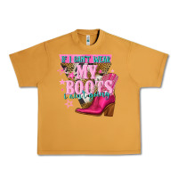 Peanut Butter if i cant wear my boots i aint going Urban Heavy Tee - NancyCooperArtShop