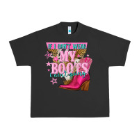 Pigment Black if i cant wear my boots i aint going Urban Heavy Tee - NancyCooperArtShop