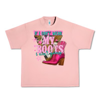 Salmon if i cant wear my boots i aint going Urban Heavy Tee - NancyCooperArtShop