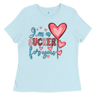 Baby Blue i'm a sucker for you Ladies Tee - JahusDesignShop