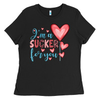 Black i'm a sucker for you Ladies Tee - JahusDesignShop