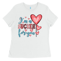 White i'm a sucker for you Ladies Tee - JahusDesignShop