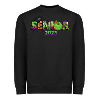 Black senior 2023 halloween Heavyweight Sweatshirt - BundleAndBundleShop