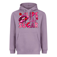 Lavender Lips like sugar Valentine's Day Heavyweight Hoodie - HowdyJamesFarm