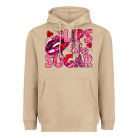 Mushroom Lips like sugar Valentine's Day Heavyweight Hoodie - HowdyJamesFarm
