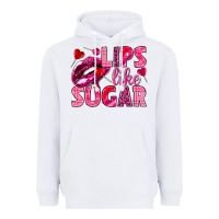 White Lips like sugar Valentine's Day Heavyweight Hoodie - HowdyJamesFarm