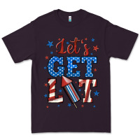 Plum let's get lit Premium Tee - BundleAndBundleShop