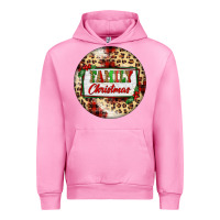 Fuchsia Pink Family Christmas Urban Hoodie - FaDigitalArtStudio