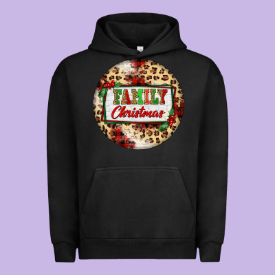 Family Christmas Urban Hoodie Designed By Fadigitalartstudio