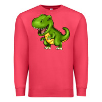 Cardinal Cartoon T-Rex Premium Sweatshirt - HowdyJamesFarm