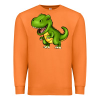 Carrot Cartoon T-Rex Premium Sweatshirt - HowdyJamesFarm