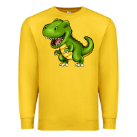 Lemon Cartoon T-Rex Premium Sweatshirt - HowdyJamesFarm