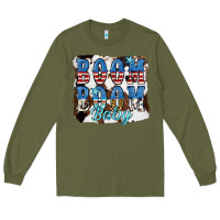 Army Green Boom Boom Baby Long Sleeve Tee - JahusDesignShop