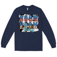 Navy Boom Boom Baby Long Sleeve Tee - JahusDesignShop