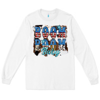 White Boom Boom Baby Long Sleeve Tee - JahusDesignShop