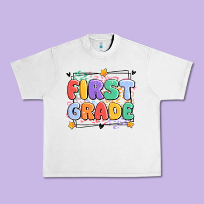 First Grade Urban Heavy Tee Designed By Maliassmallbusiness