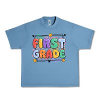 Pebble Blue first grade Urban Heavy Tee - MaliasSmallBusiness
