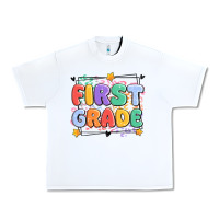 White first grade Urban Heavy Tee - MaliasSmallBusiness