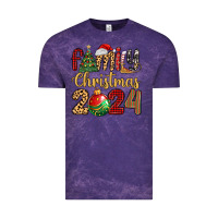 Cloud Purple family christmas 2024 Vintage Tee - MaliasSmallBusiness