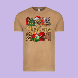 Family Christmas 2024 Vintage Tee Designed By Maliassmallbusiness