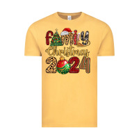 Vintage Mustard family christmas 2024 Vintage Tee - MaliasSmallBusiness