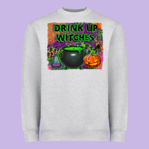 Drink Up Witches Heavyweight Sweatshirt Designed By Bundleandbundleshop