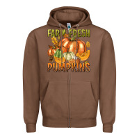 Chestnut Farm Fresh Pumpkins Zipper Hoodie - texasbilliewilder