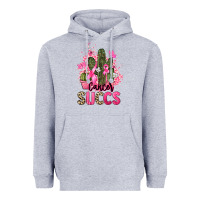 Heather Grey Cancer succs Cancer Awareness Heavyweight Hoodie - HowdyJamesFarm