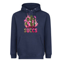 Navy Cancer succs Cancer Awareness Heavyweight Hoodie - HowdyJamesFarm