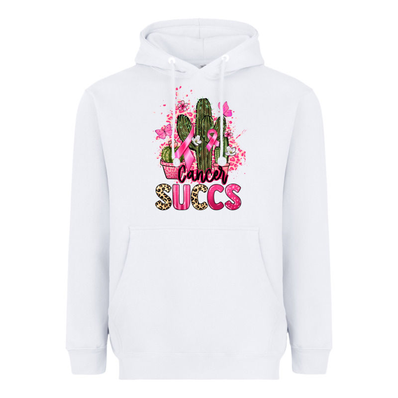 Cancer Succs Cancer Awareness Heavyweight Hoodie by HowdyJamesFarm | Teevron