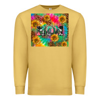 Antique Gold Mom rainbow sunflower Premium Sweatshirt - CowGirlArtShop